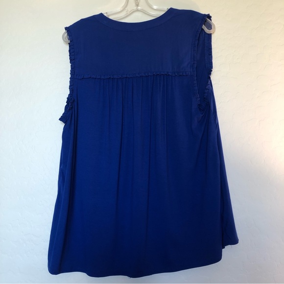 Merona Royal Blue Sleeveless Top Size XXL - Picture 11 of 12